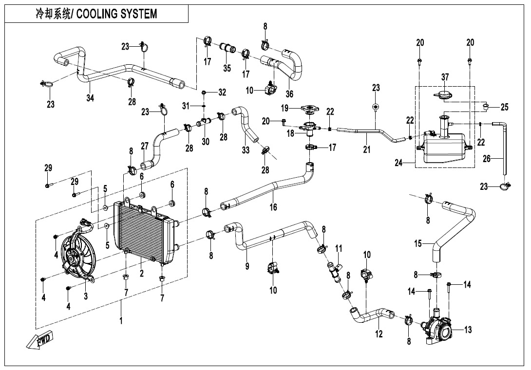 Picture of F18 - COOLING SYSTEM