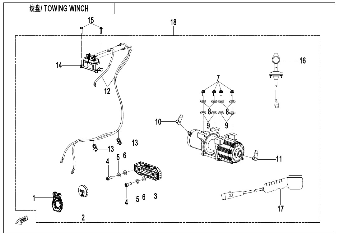 Picture of F15-2 - TOWING WINCH