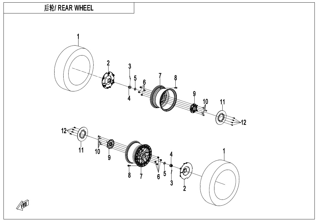 Picture of F11 - REAR WHEEL