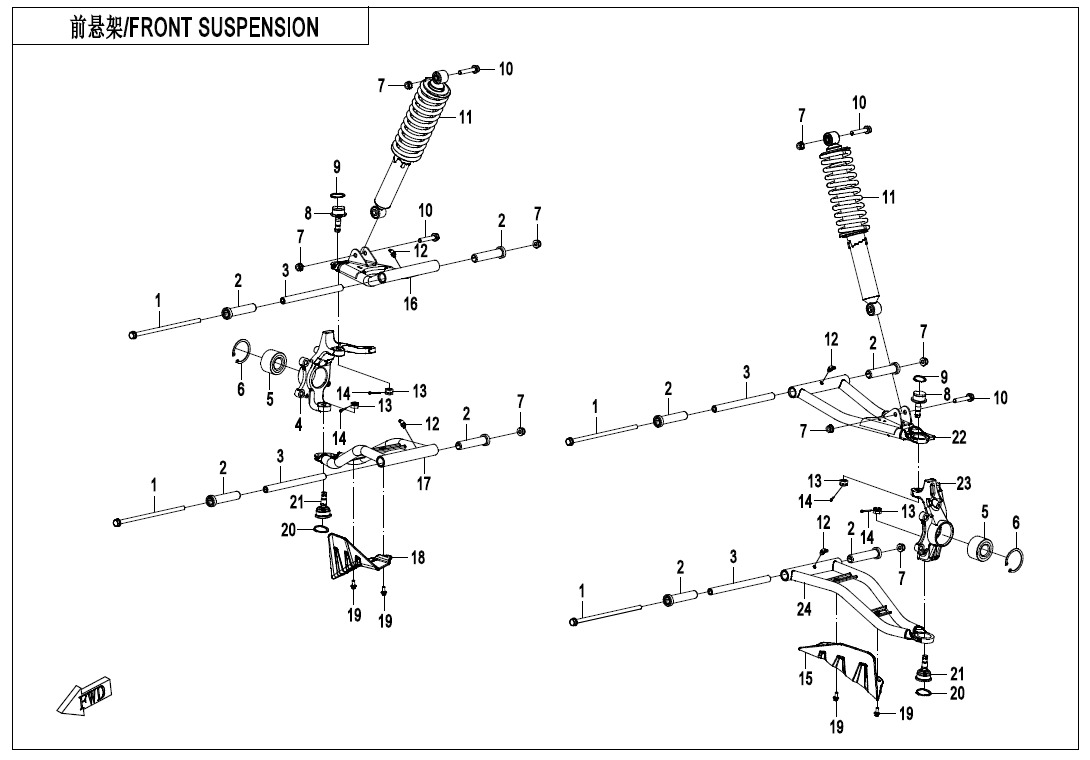 Picture of F05 - FRONT SUSPENSION