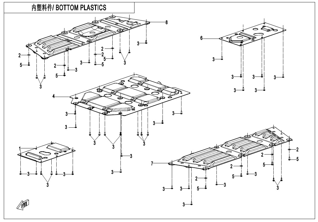 Picture of F04-6 - BOTTOM PLASTICS
