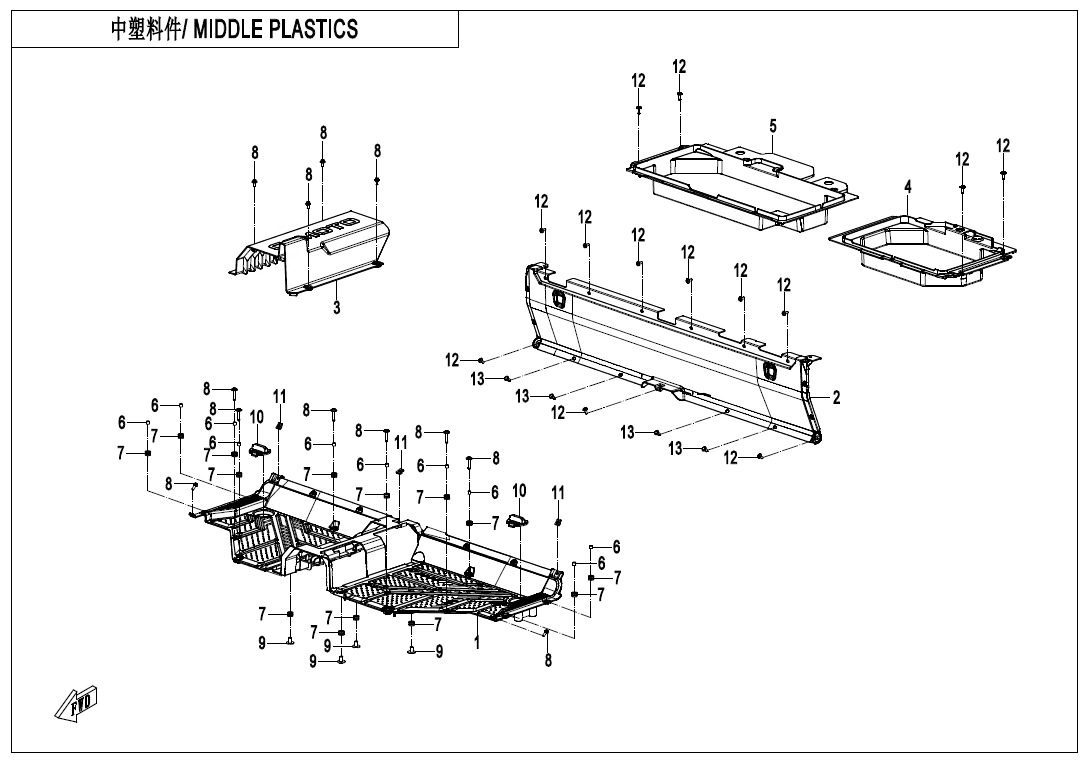 Picture of F04-3 - MIDDLE PLASTICS