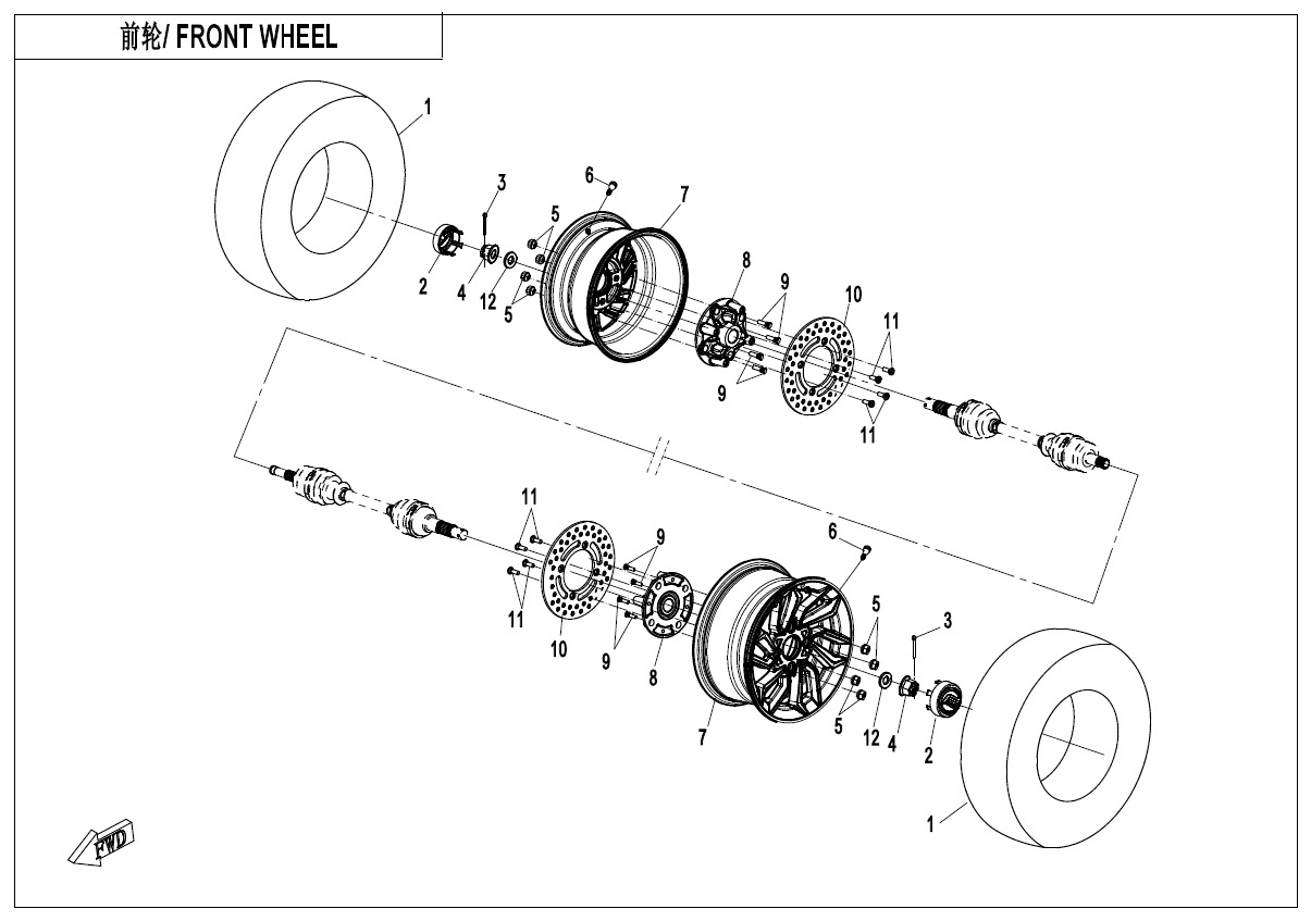 Picture of F07 - FRONT WHEEL