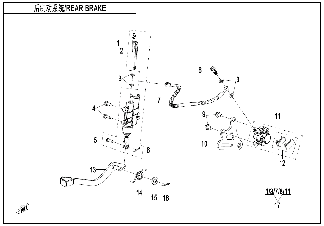 Picture of F09 - REAR BRAKE