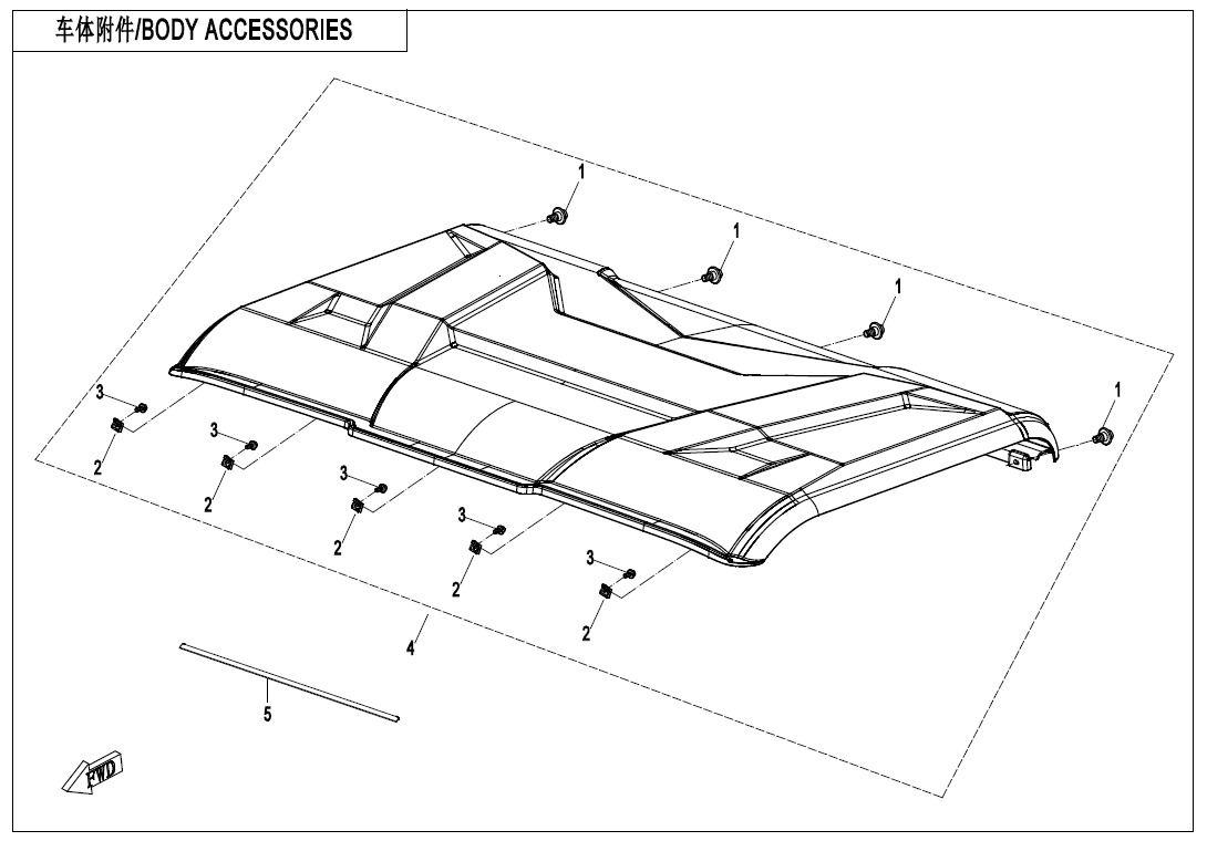 Picture of F26-3-V2 - BODY ACCESSORIES