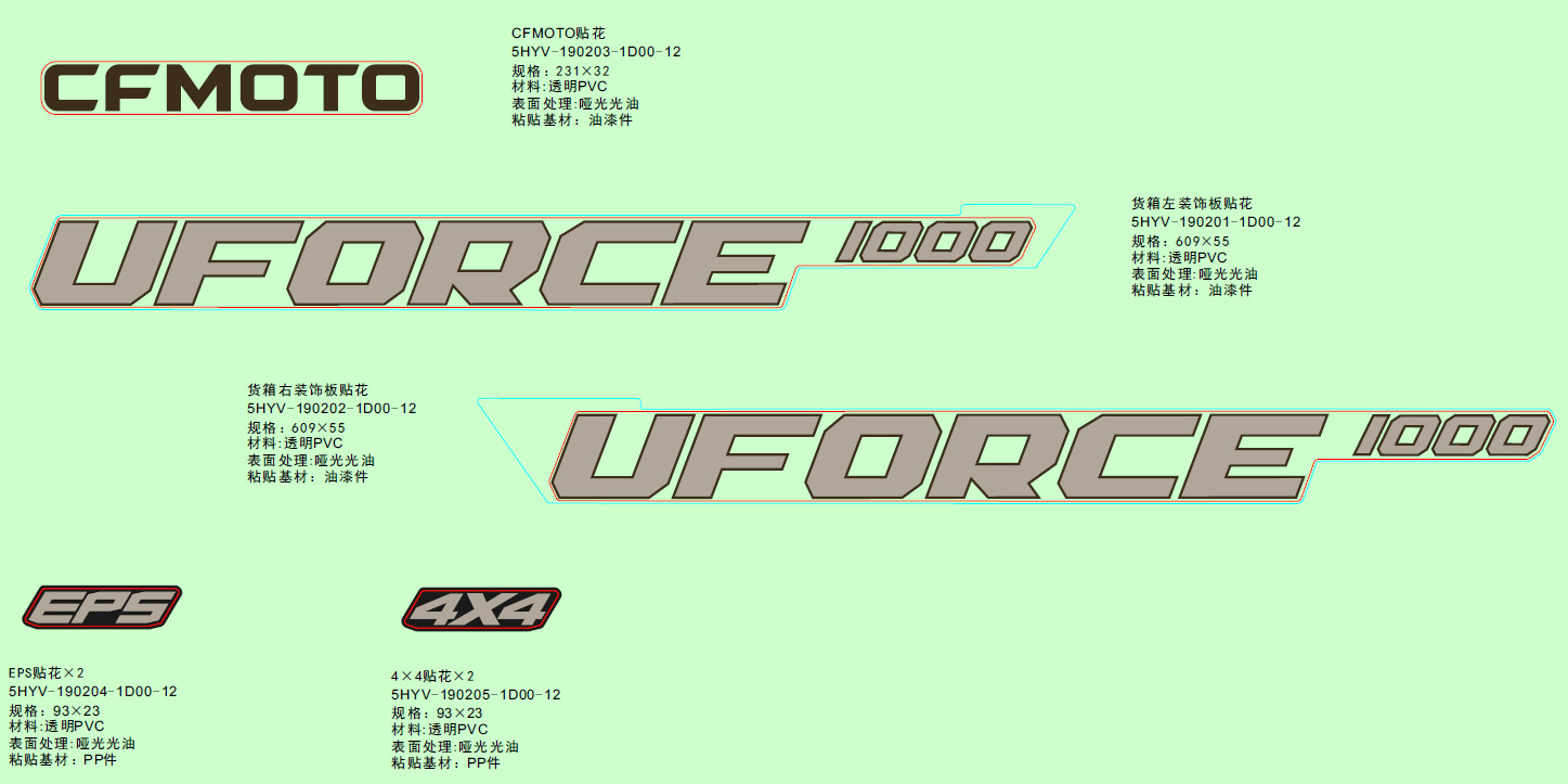 Picture of F19-2-C - DECAL KITS(TT KANATI)