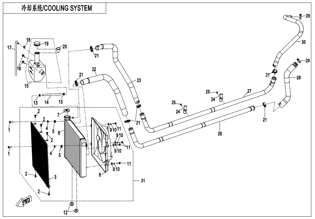 Picture of F18-V2 - COOLING SYSTEM