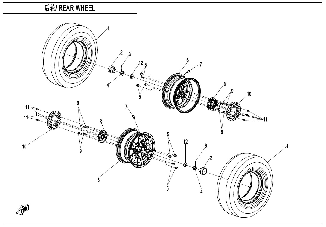 Picture of F11 - REAR WHEEL