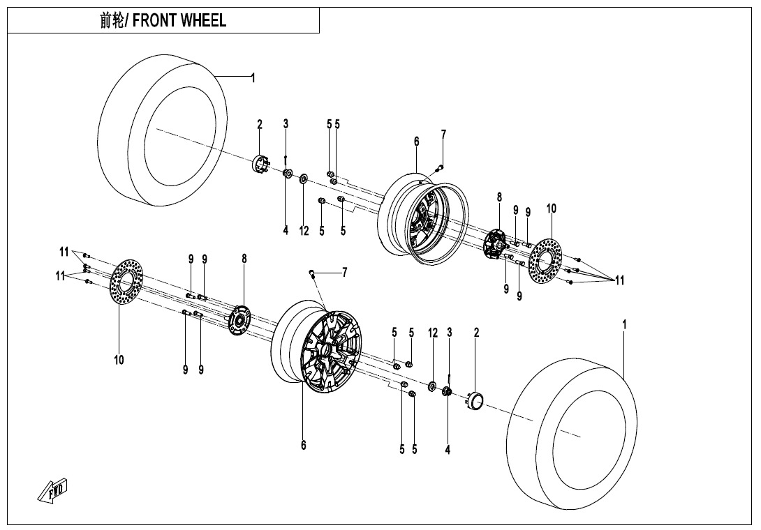 Picture of F07 - FRONT WHEEL