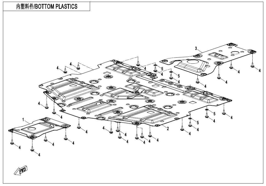 Picture of F04-6-V2 - BOTTOM PLASTICS