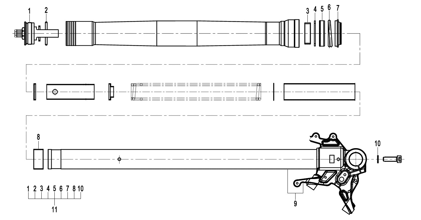 Picture of F05-2 - FRONT SHOCK ABSORBER