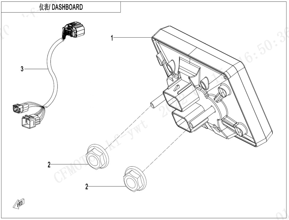 Picture of F17-B - DASHBOARD(5\'\')