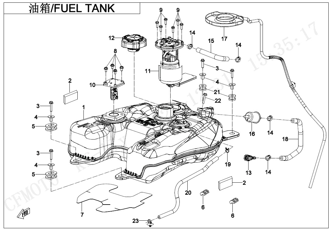 Picture of F12 - FUEL TANK
