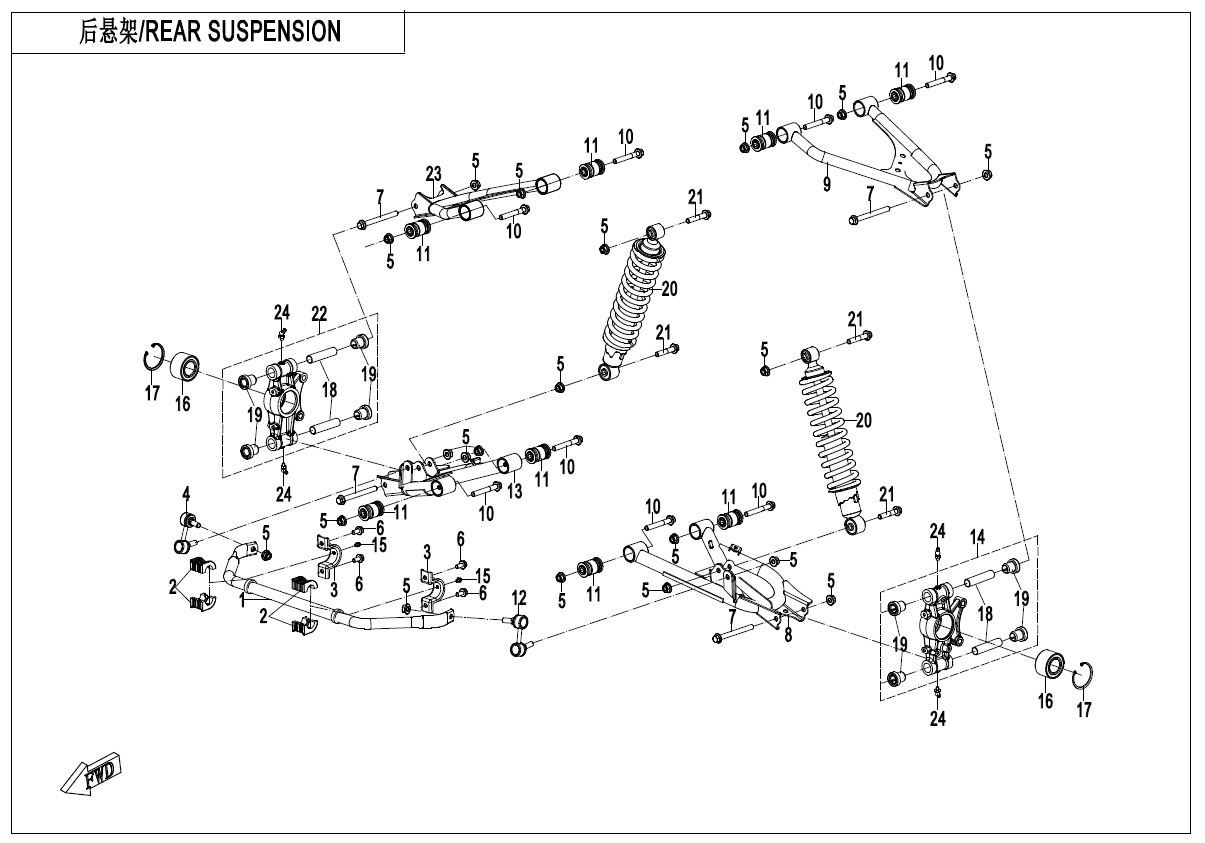 Picture of F06 - REAR SUSPENSION