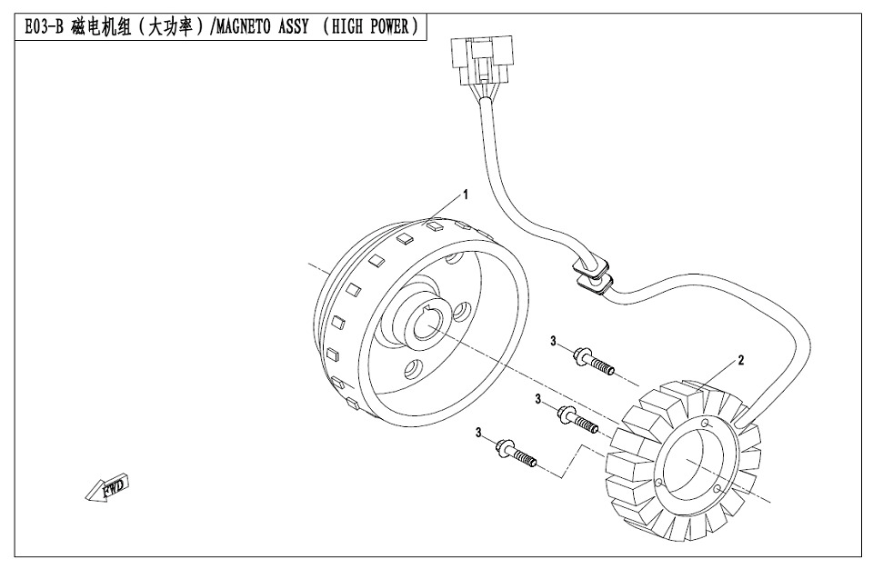 Picture of E03 - MAGNETO ASSY