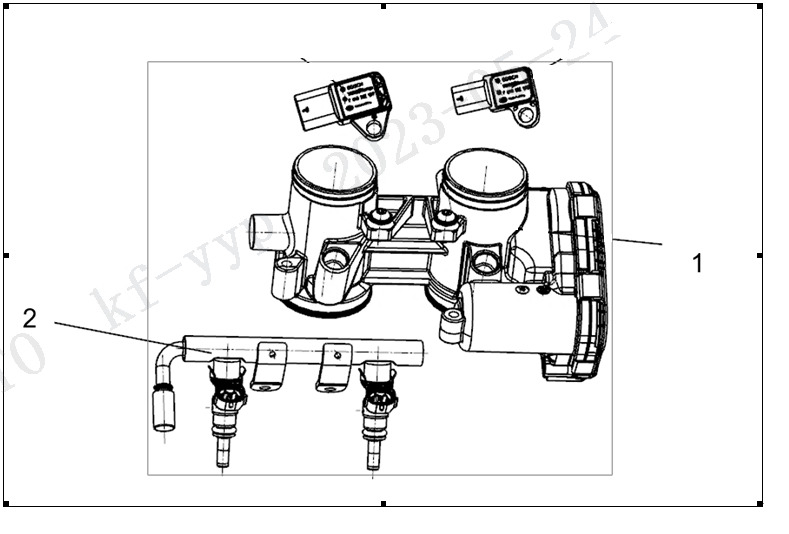 Picture of E17 - THROTTLE@^INJECTOR