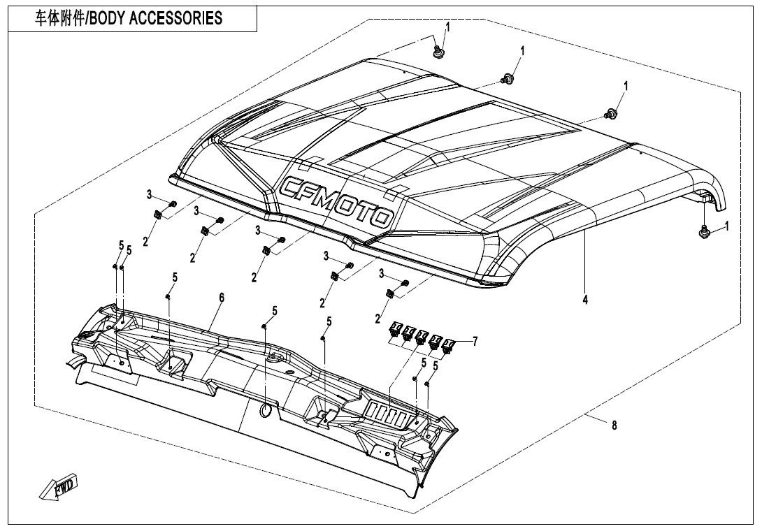 Picture of F26-3-V2 - BODY ACCESSORIES