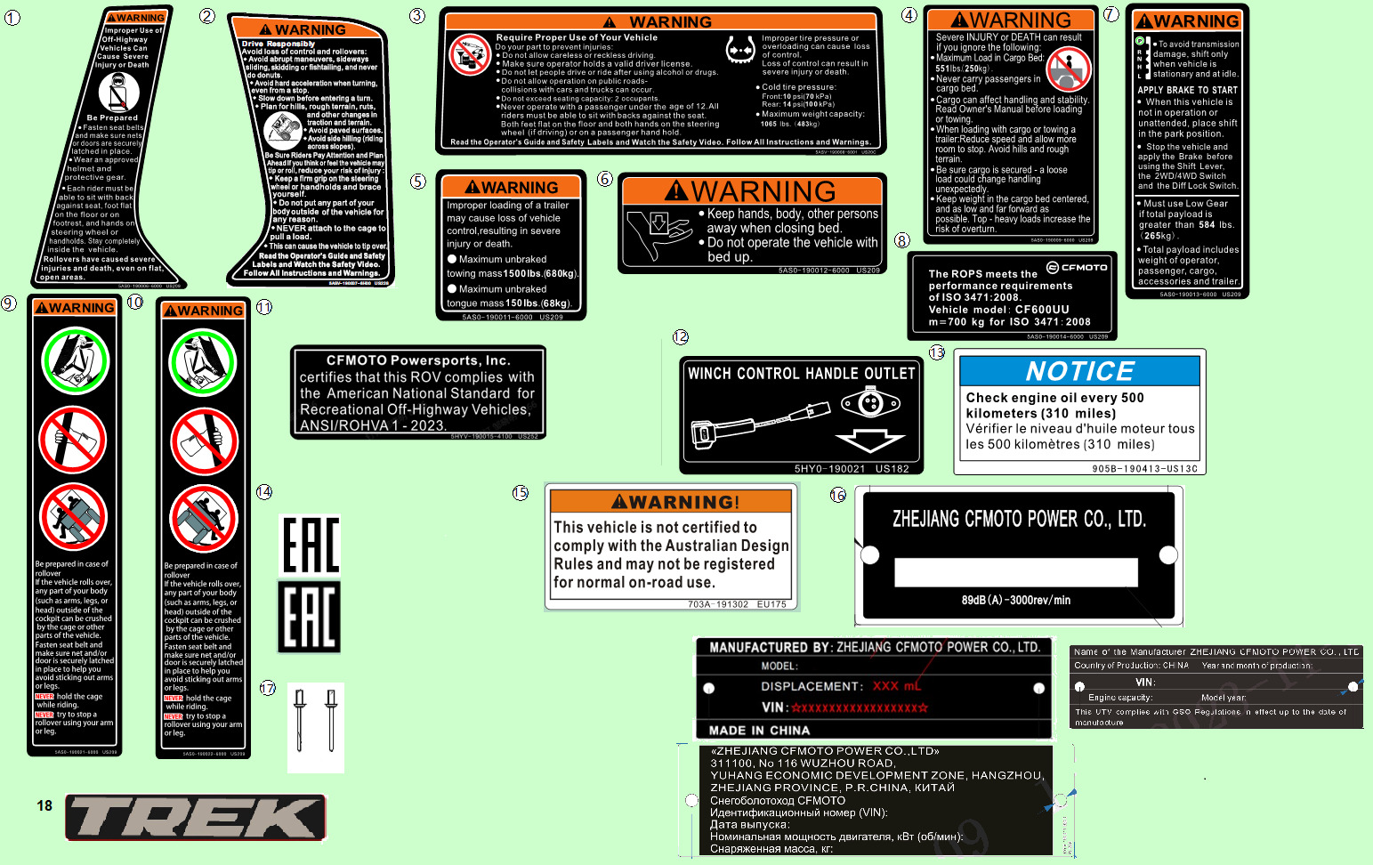 Picture of F19-2-A-V6 - WARNING DECAL(INTERNATIONAL)