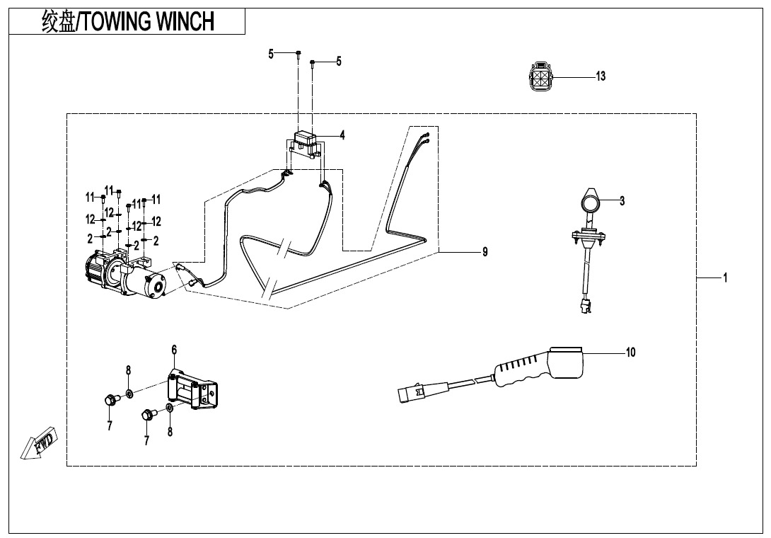 Picture of F15-2 - TOWING WINCH