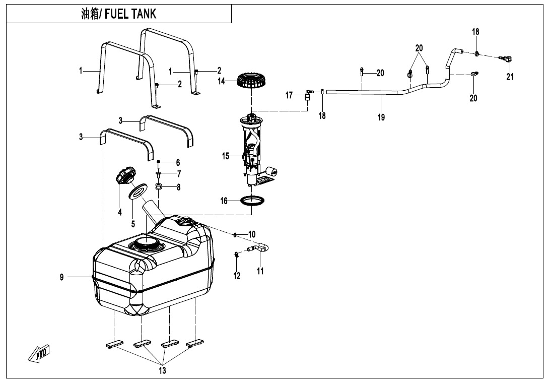 Picture of F12 - FUEL TANK