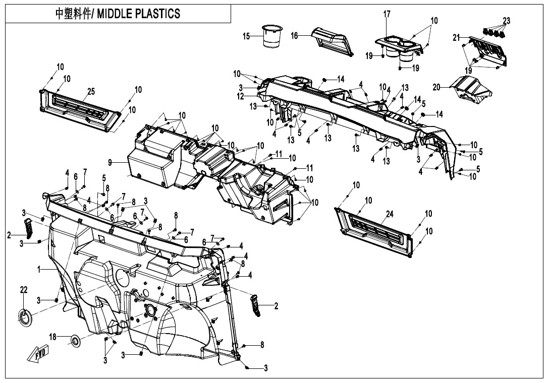 Picture of F04-2-V3 - MIDDLE PLASTICS