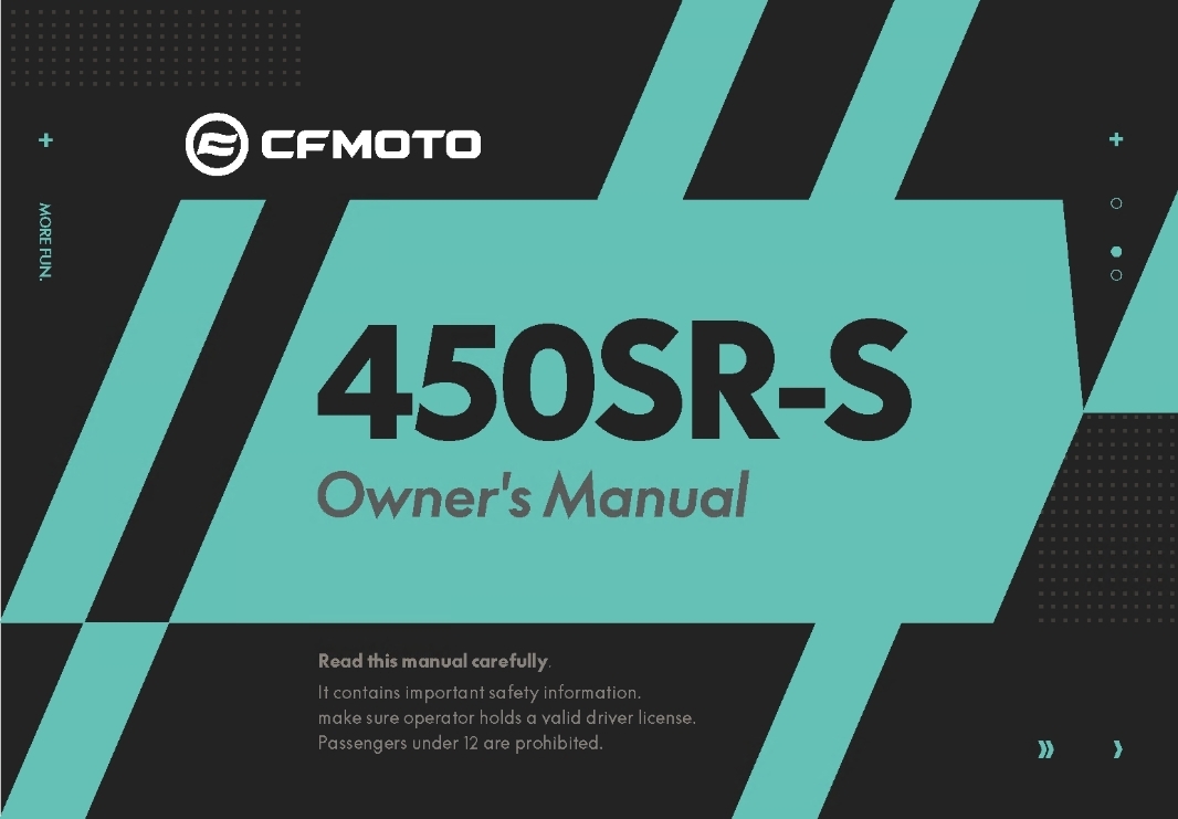 Picture of F38 - OWNERS MANUAL