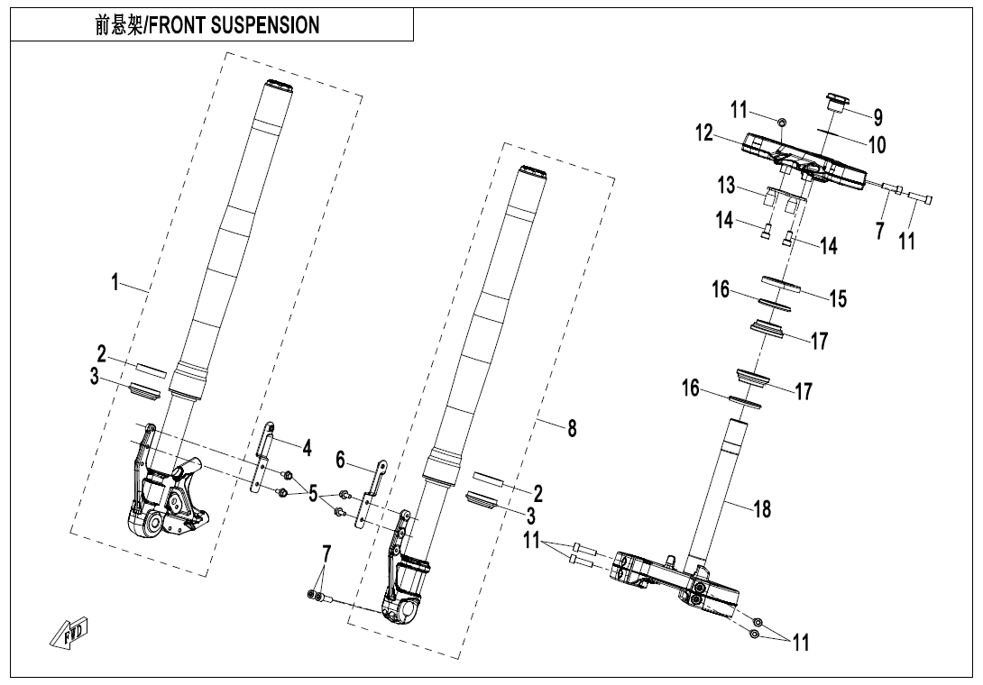 Picture of F05-1 - FRONT SUSPENSION