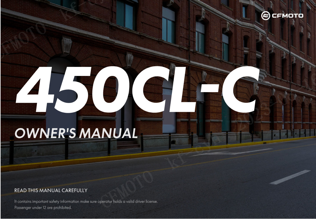 Picture of F38-A - OWNERS MANUAL