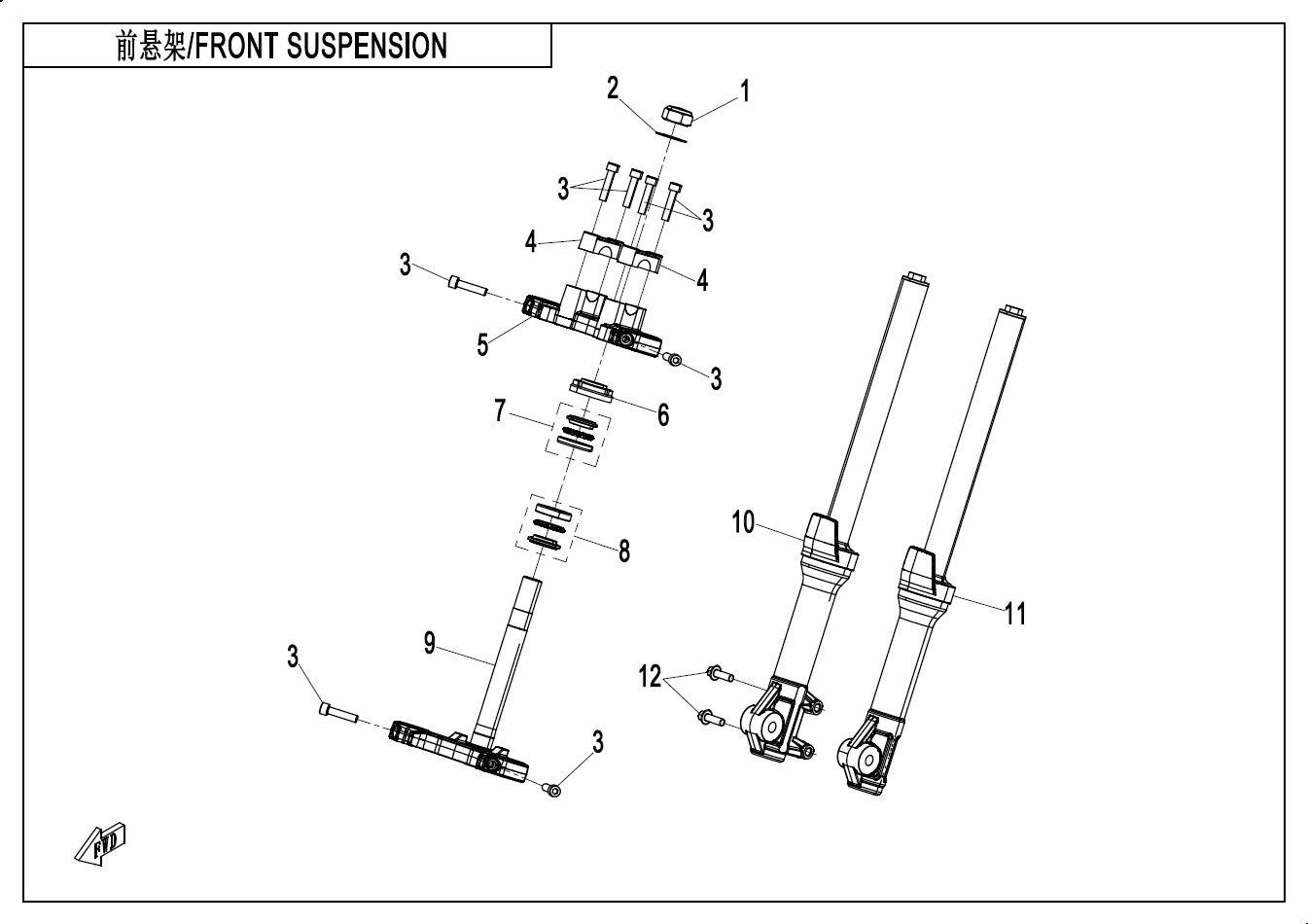 Picture of F05 - FRONT SUSPENSION