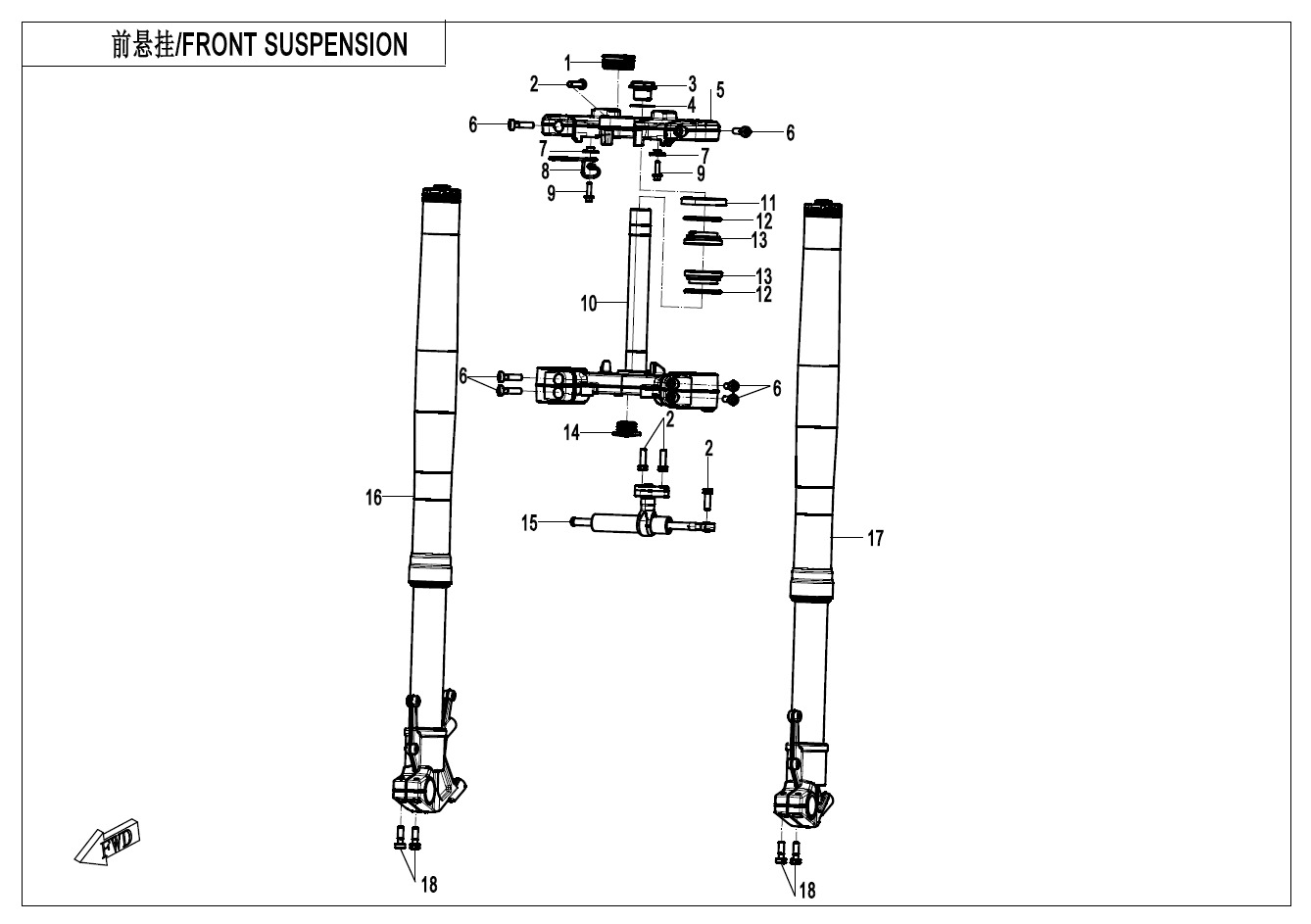 Picture of F05-1 - FRONT SUSPENSION
