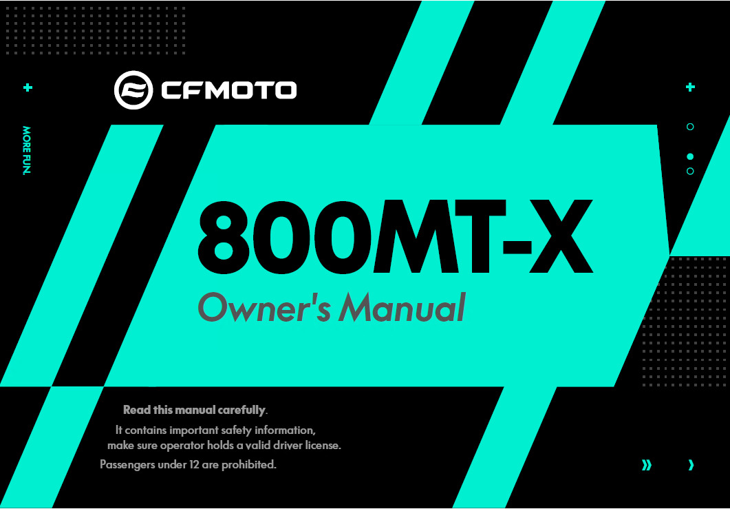 Picture of F38-A - OWNERS MANUAL