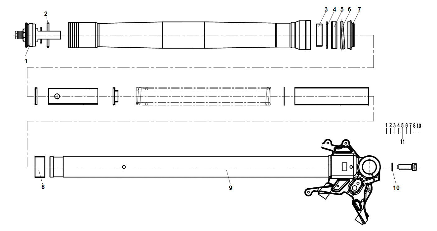 Picture of F05 - FRONT SHOCK ABSORBER