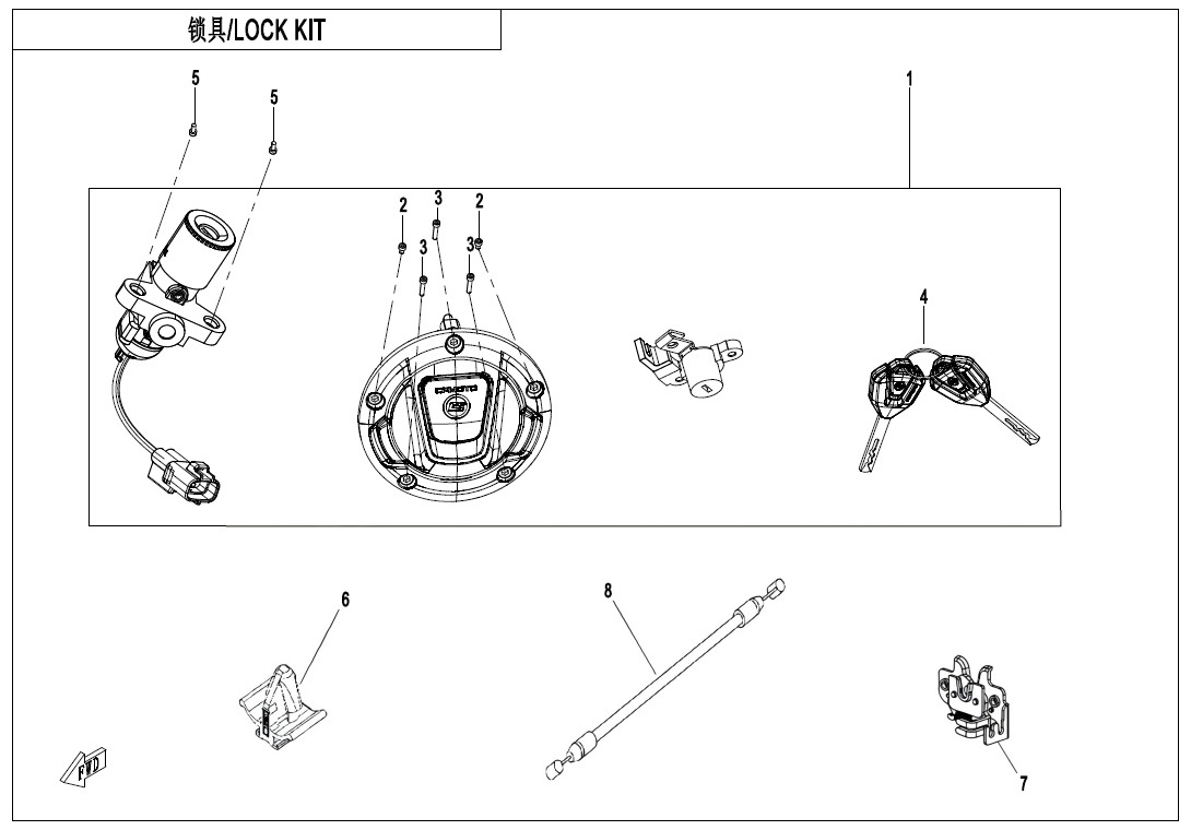Picture of F01 - LOCK KIT
