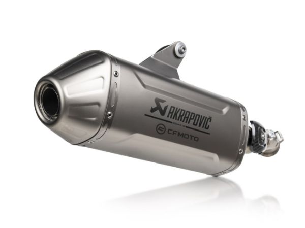 Picture of 6WWV-803110-8001 - AKRAPOVIC 800MT-X TITANIUM SLIP-ON LINE MUFFLER