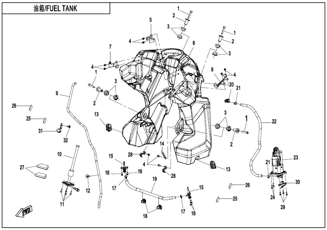 Picture of F12 - FUEL TANK
