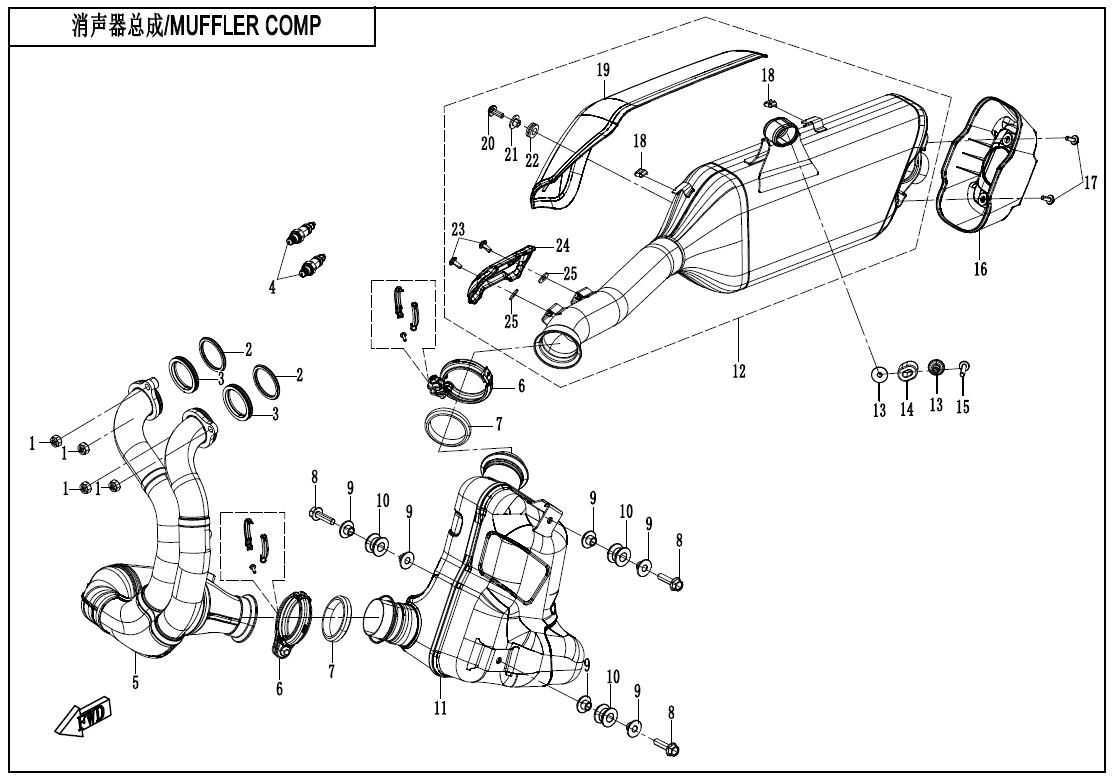 Picture of F02 - MUFFLER