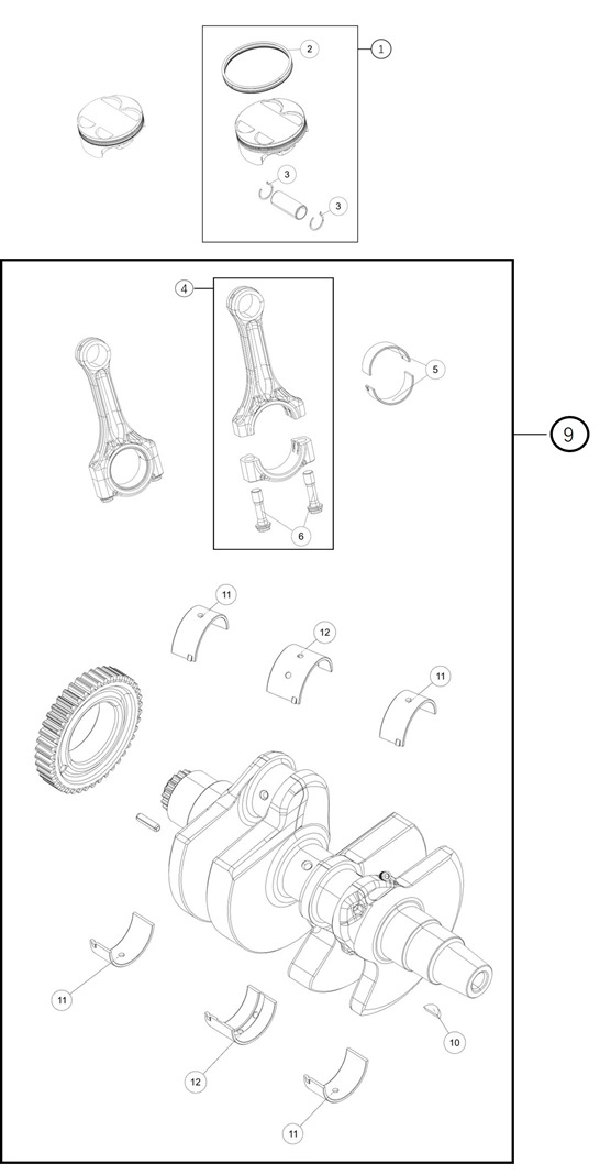Picture of E02-2 - CRANKSHAFT