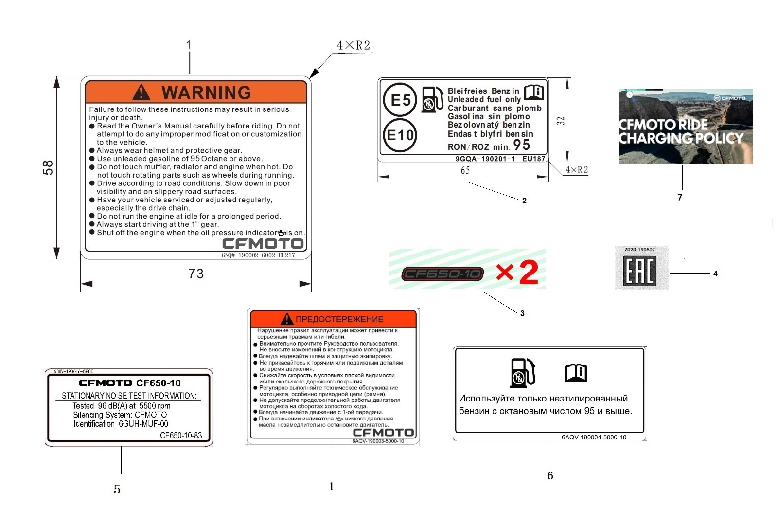Picture of F19-4 - WARNING DECAL