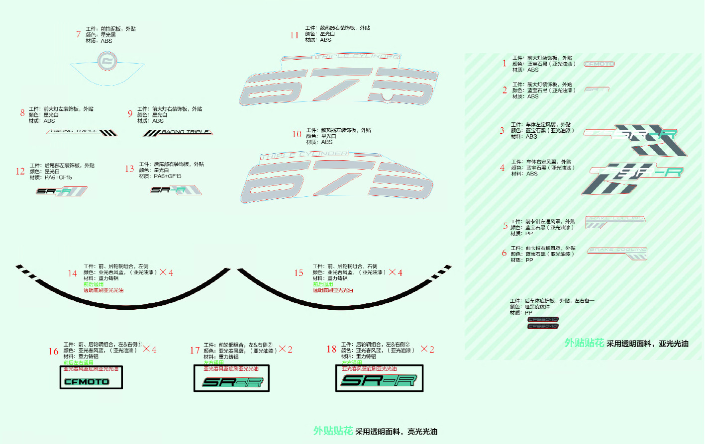 Picture of F19-1-V2 - DECALS (NEBULA WHITE)
