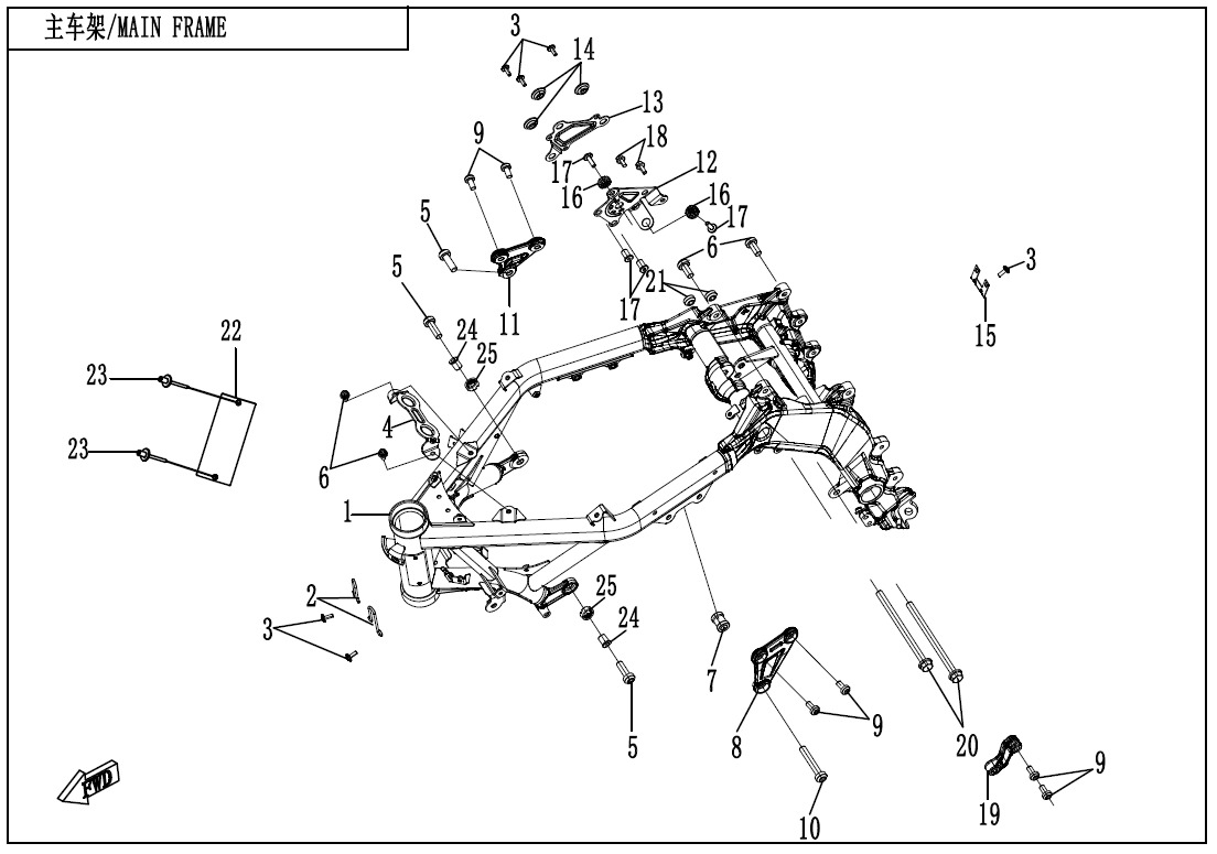 Picture of F03-1 - MAIN FRAME