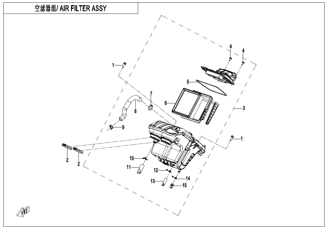 Picture of F41 - AIR FILTER ASSY