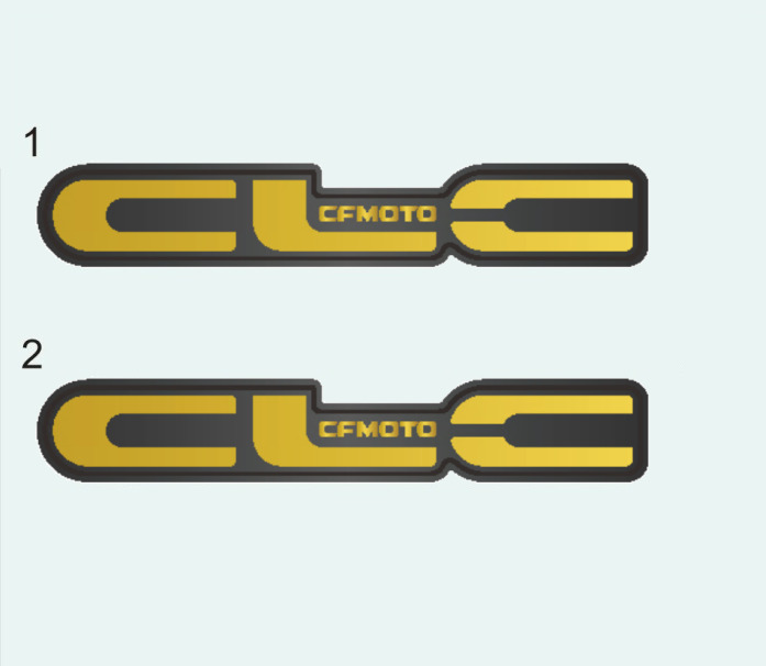 Picture of F19-2-B - FUEL TANK  LABEL(NEBULA BLACK)