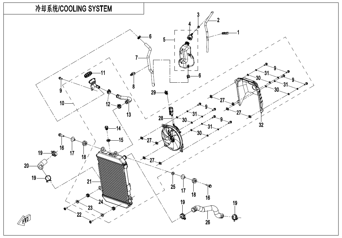 Picture of F18 - COOLING SYSTEM