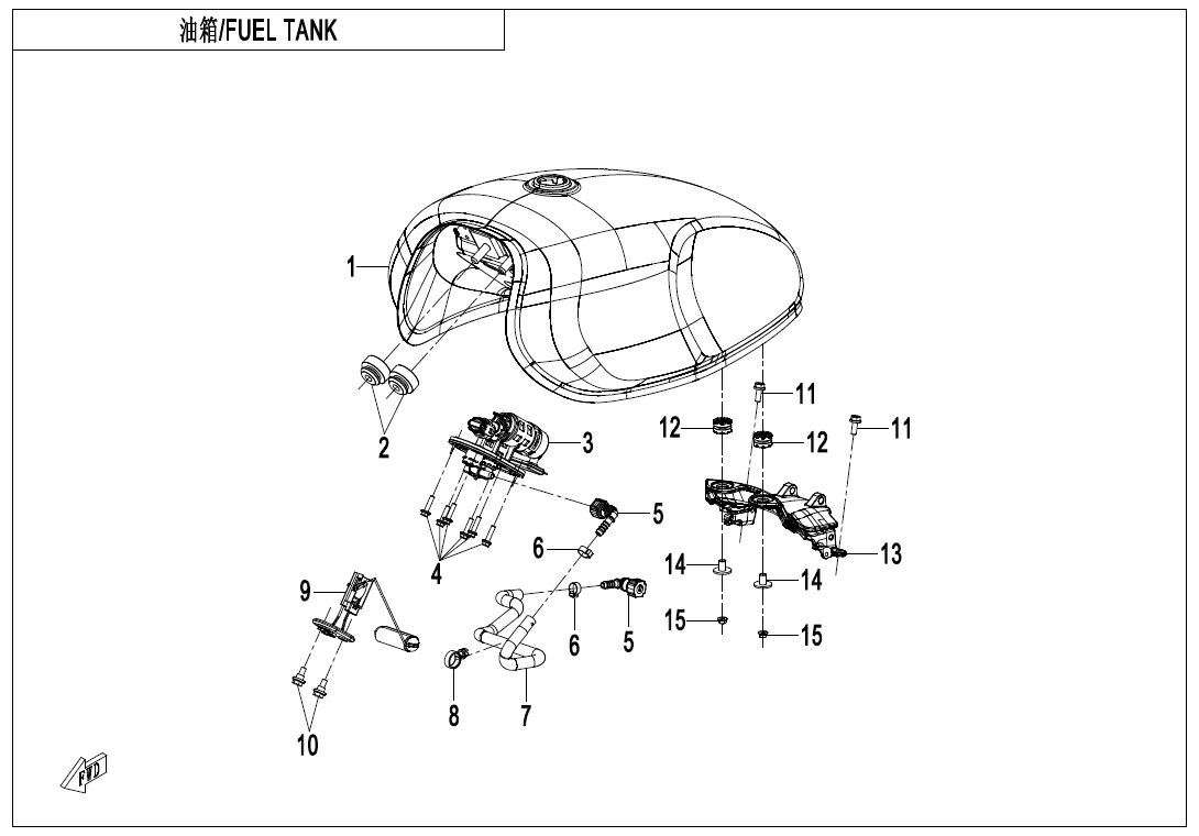 Picture of F12 - FUEL TANK