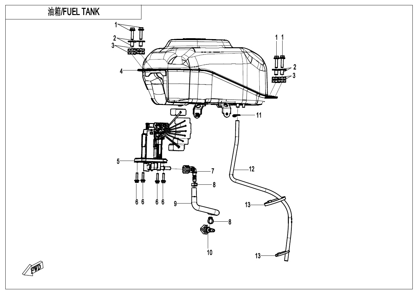 Picture of F12 - FUEL TANK