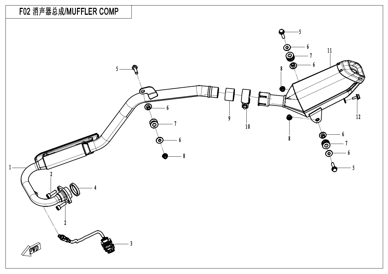 Picture of F02 - MUFFLER