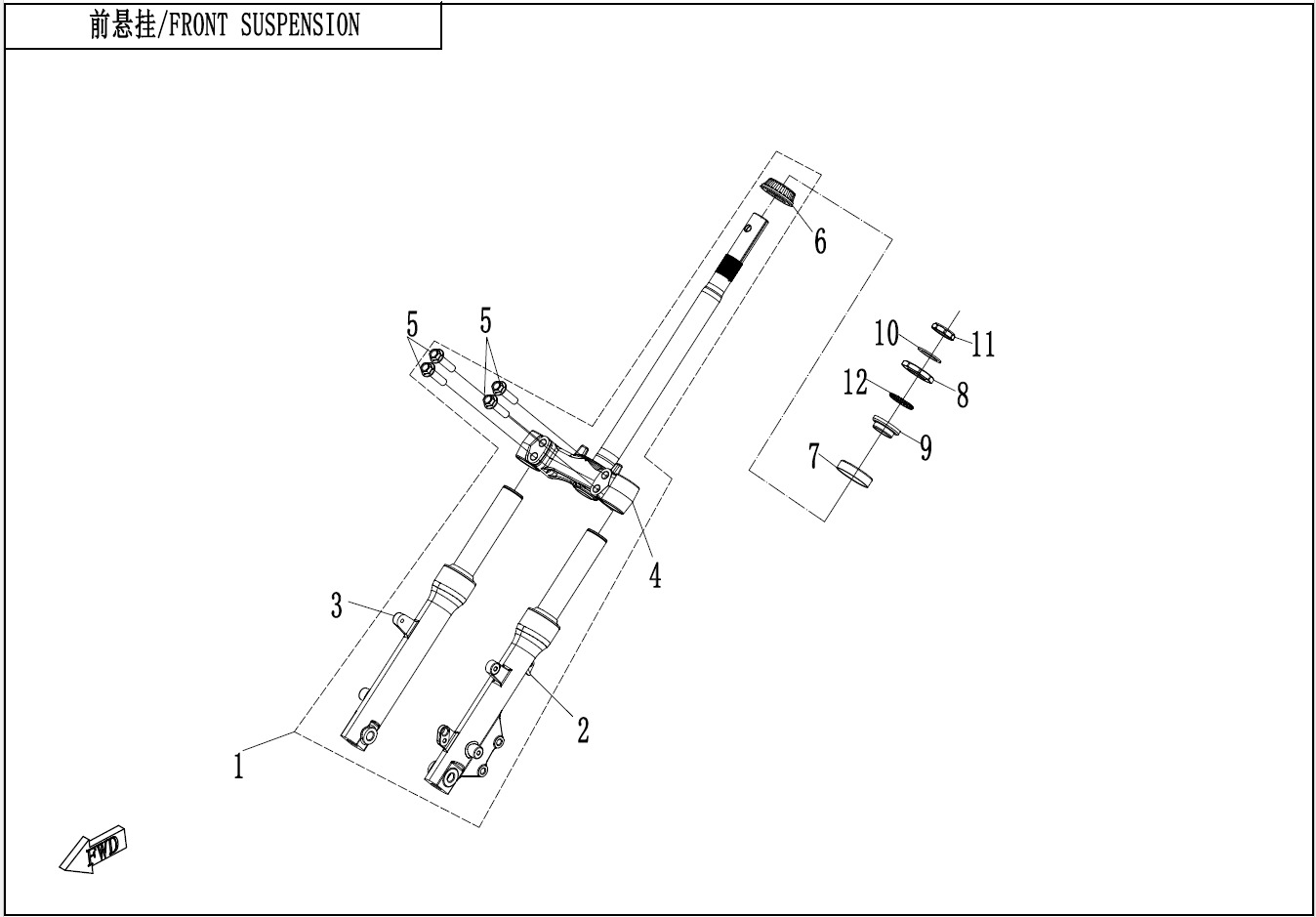 Picture of F05 - FRONT SUSPENSION