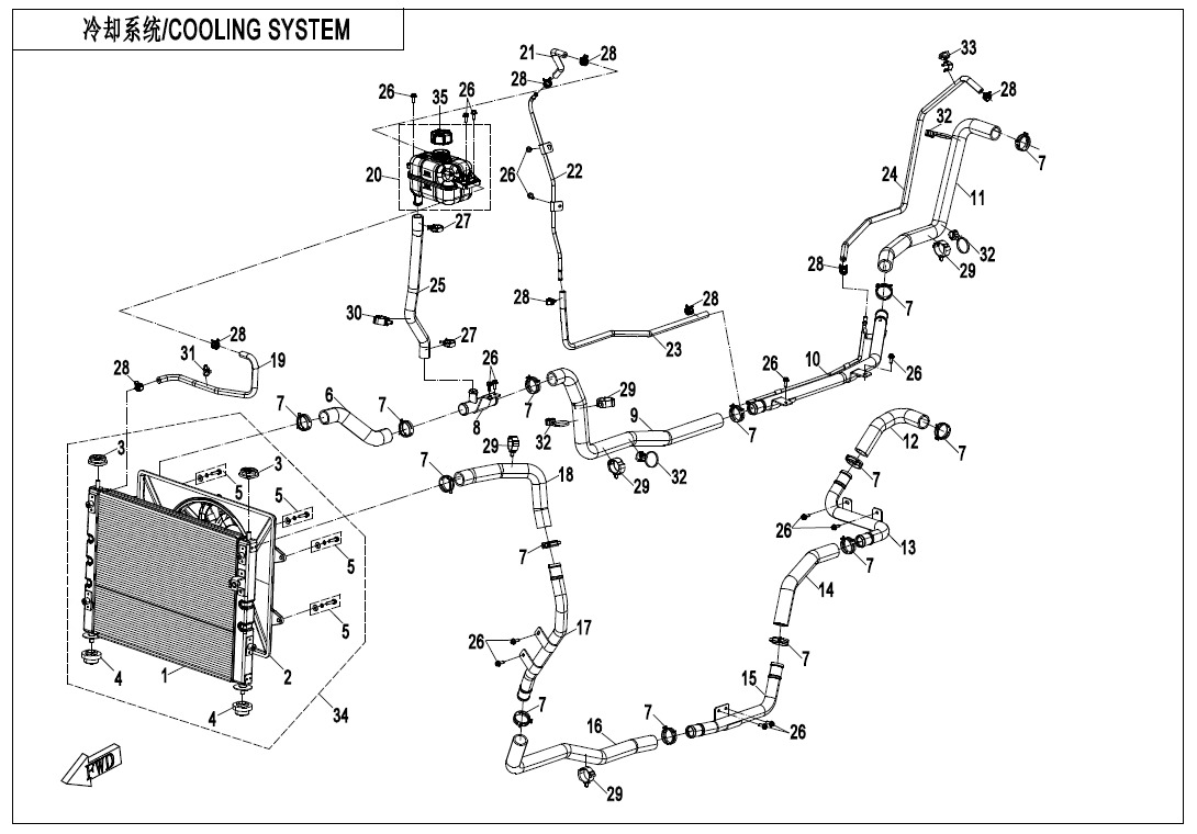 Picture of F18-V1 - COOLING SYSTEM