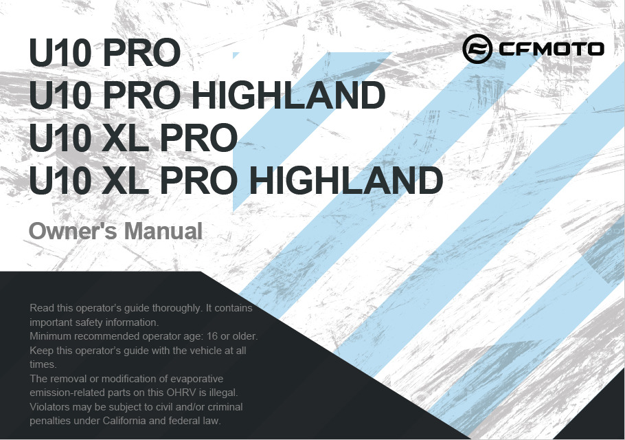 Picture of F38-A - OWNER\'S MANUAL(NA)