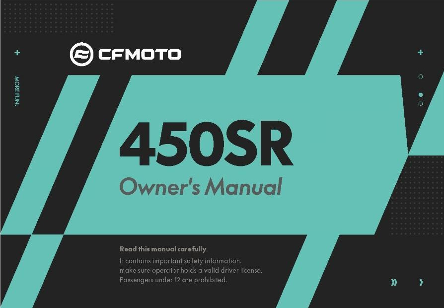 Picture of F38-A - OWNERS MANUAL